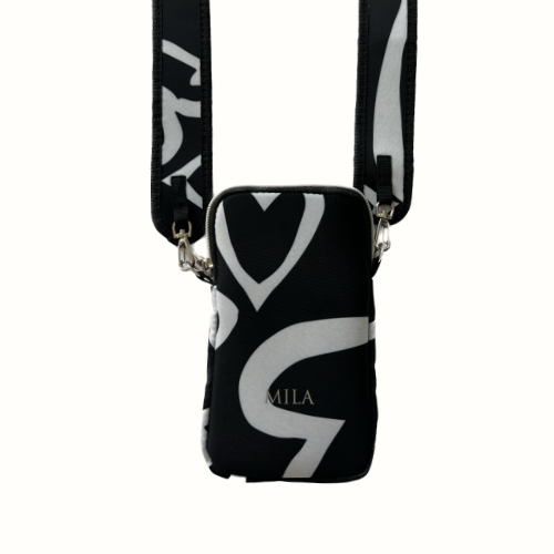 PORTACELULAR CORAZÓNES BLANCOS